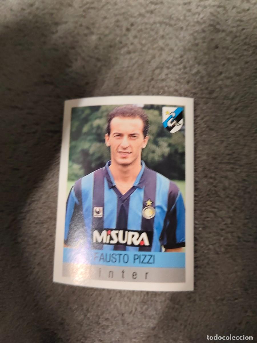 Cromos de f&uacute;tbol: 131 CALCIO 91 CALCIOFLASH FAUSTO PIZZI INTER EUROFLASH 1990 90 1991 ITALIA NUEVO DE SOBRE