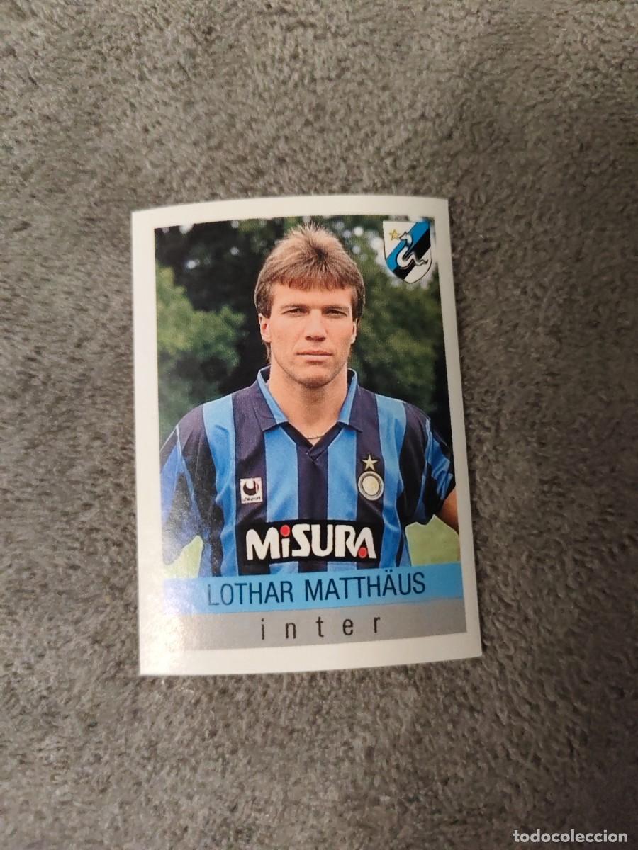 Cromos de f&uacute;tbol: 132 CALCIO 91 CALCIOFLASH LOTHAR MATTH&Auml;US INTER EUROFLASH 1990 90 1991 ITALIA NUEVO DE SOBRE