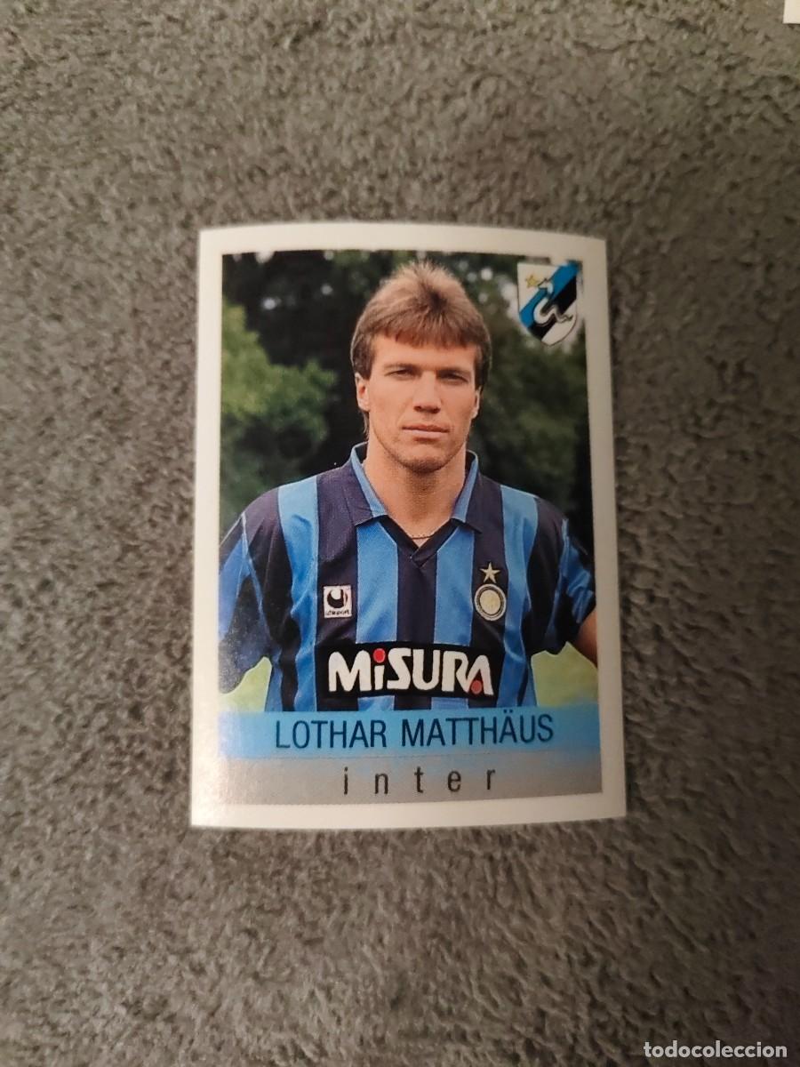 Cromos de f&uacute;tbol: 132 CALCIO 91 CALCIOFLASH LOTHAR MATTH&Auml;US INTER EUROFLASH 1990 90 1991 ITALIA NUEVO DE SOBRE