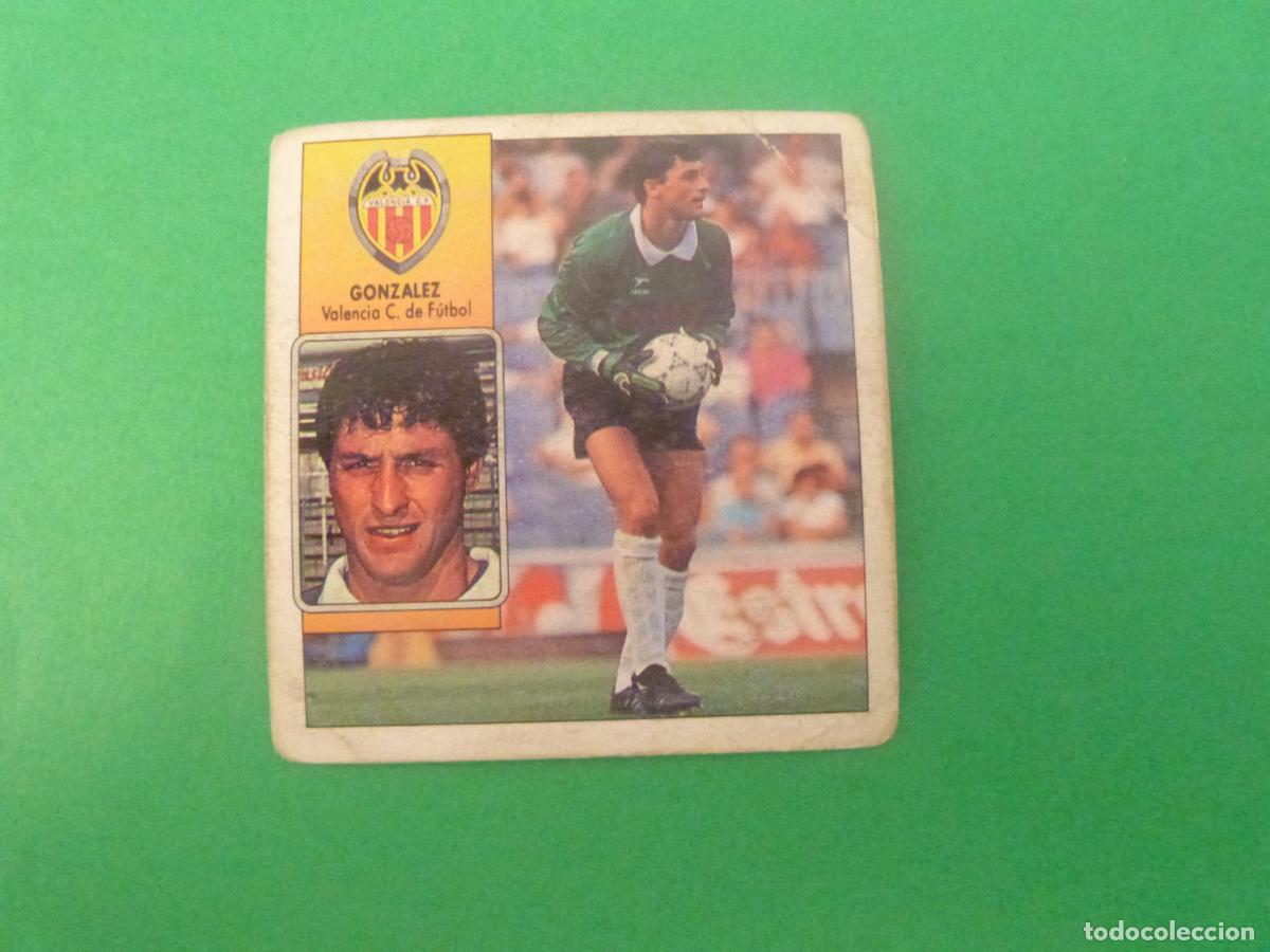 Cromos de f&uacute;tbol: CROMO FUTBOL GONZALEZ VALENCIA SIN PEGAR FICHAJE N&ordm; 8 LIGA ESTE 1992-1993/792-93