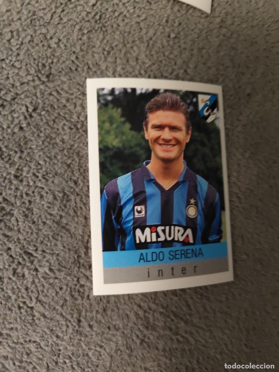 Cromos de f&uacute;tbol: 135 CALCIO 91 CALCIOFLASH ALDO SERENA INTER EUROFLASH 1990 90 1991 ITALIA NUEVO DE SOBRE