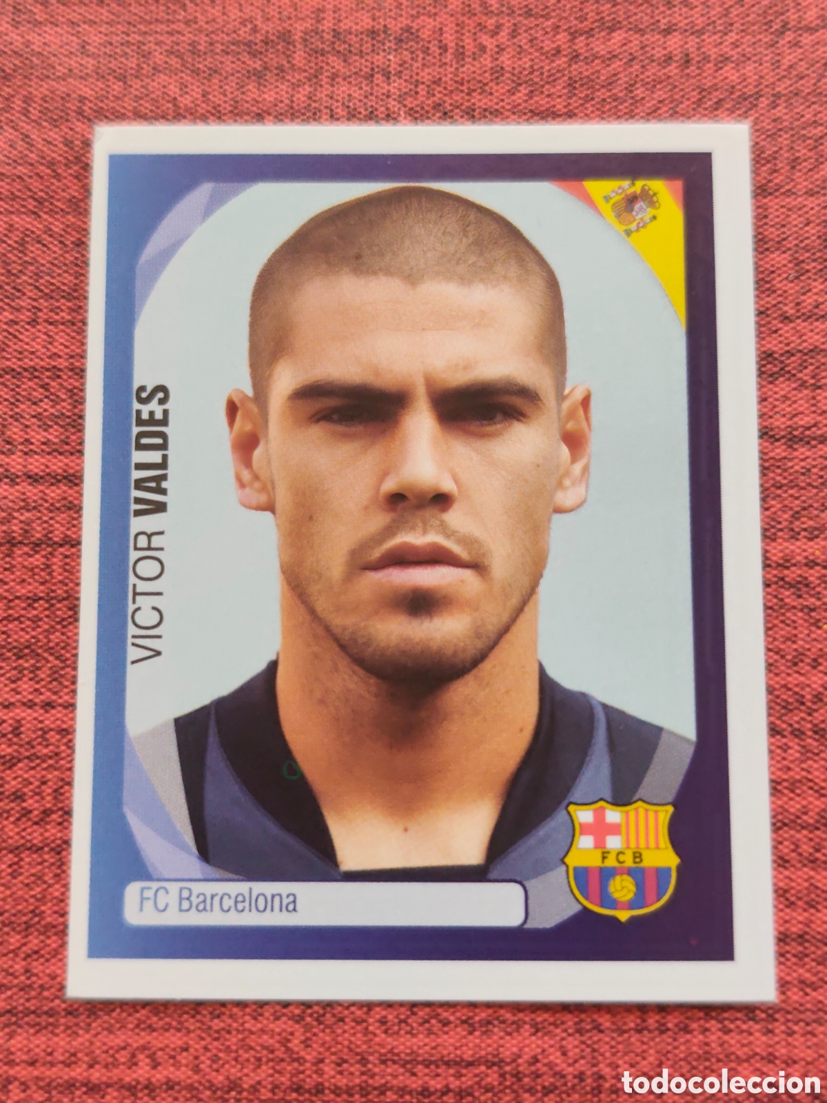 Cromos de f&uacute;tbol: 44 V&Iacute;CTOR VALD&Eacute;S FC BARCELONA UEFA CHAMPIONS LEAGUE 2007 2008 PANINI
