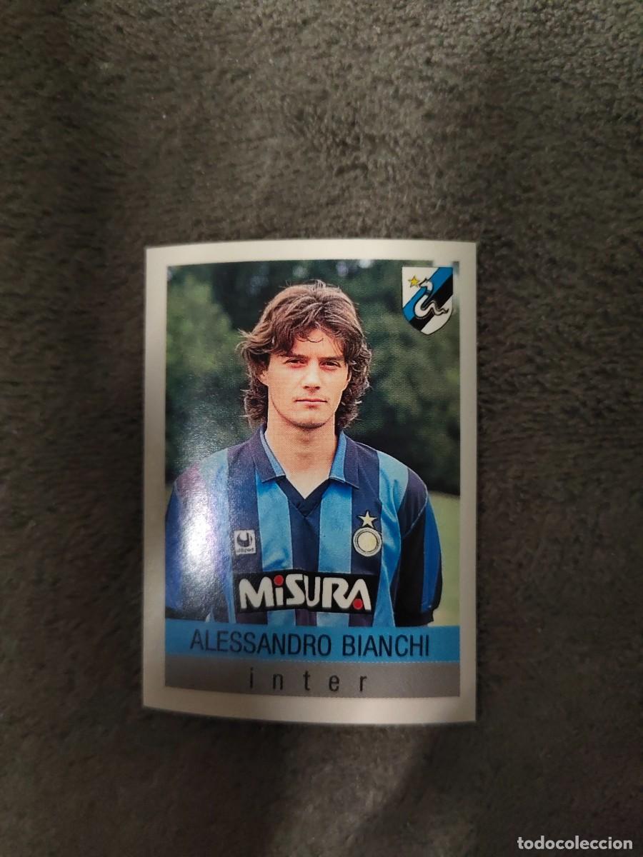 Cromos de f&uacute;tbol: 136 CALCIO 91 CALCIOFLASH ALESSANDRO BIANCHI INTER EUROFLASH 1990 90 1991 ITALIA NUEVO DE SOBRE