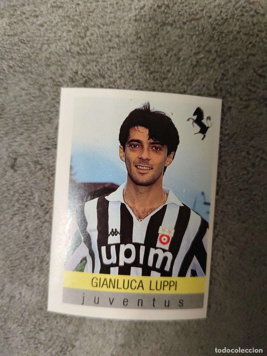 Cromos de f&uacute;tbol: 140 CALCIO 91 CALCIOFLASH GIANLUCA LUPPI JUVENTUS EUROFLASH 1990 90 1991 ITALIA NUEVO DE SOBRE