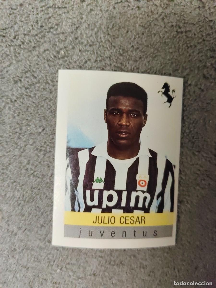 Cromos de f&uacute;tbol: 144 CALCIO 91 CALCIOFLASH JULIO CESAR JUVENTUS EUROFLASH 1990 90 1991 ITALIA NUEVO DE SOBRE