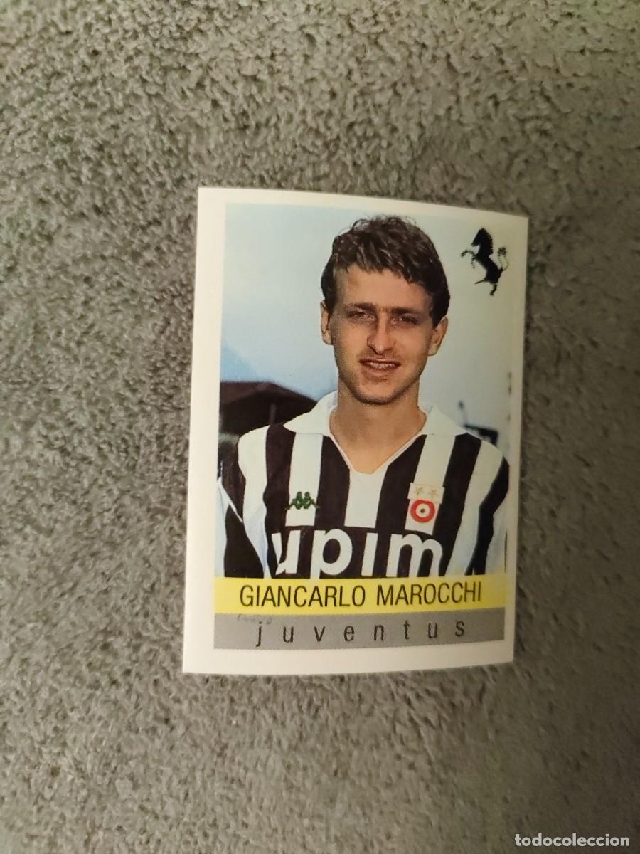 Cromos de f&uacute;tbol: 147 CALCIO 91 CALCIOFLASH GIANCARLO MAROCCHI JUVENTUS EUROFLASH 1990 90 1991 ITALIA NUEVO DE SOBRE