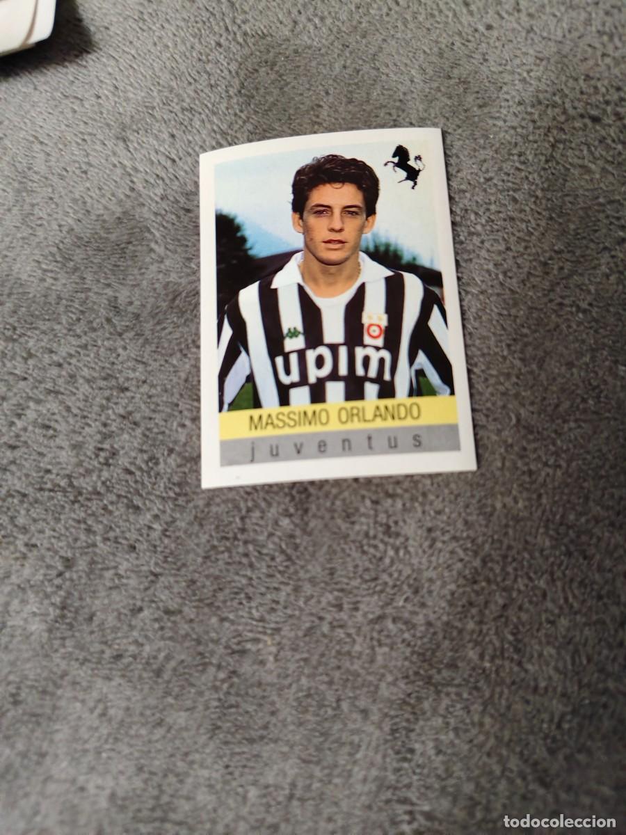 Cromos de f&uacute;tbol: 149 CALCIO 91 CALCIOFLASH MASSIMO ORLANDO JUVENTUS EUROFLASH 1990 90 1991 ITALIA NUEVO DE SOBRE