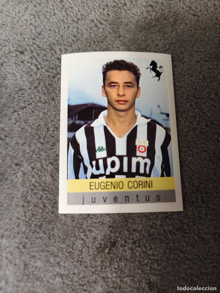 Cromos de f&uacute;tbol: 150 CALCIO 91 CALCIOFLASH EUGENIO CORINI JUVENTUS EUROFLASH 1990 90 1991 ITALIA NUEVO DE SOBRE