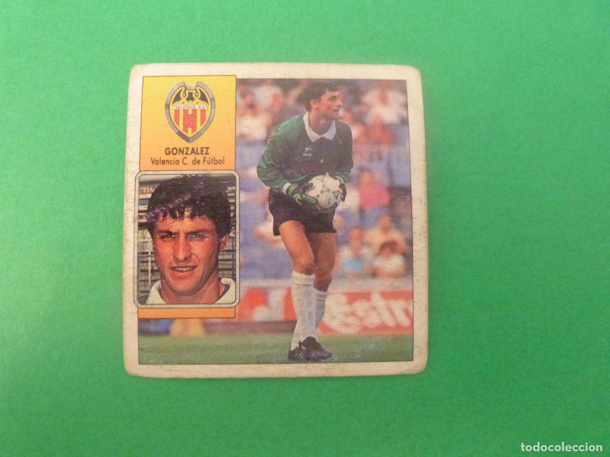 Cromos de f&uacute;tbol: CROMO FUTBOL GONZALEZ VALENCIA SIN PEGAR FICHAJE N&ordm; 8 LIGA ESTE 1992-1993/792-93