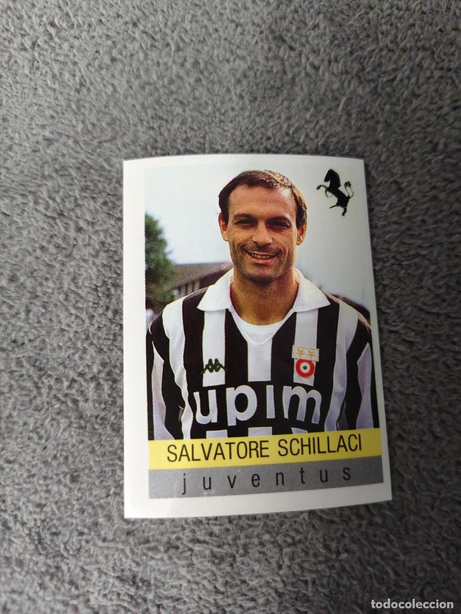 Cromos de f&uacute;tbol: 152 CALCIO 91 CALCIOFLASH SALVATORE SCHILLACI JUVENTUS EUROFLASH 1990 90 1991 ITALIA NUEVO DE SOBRE