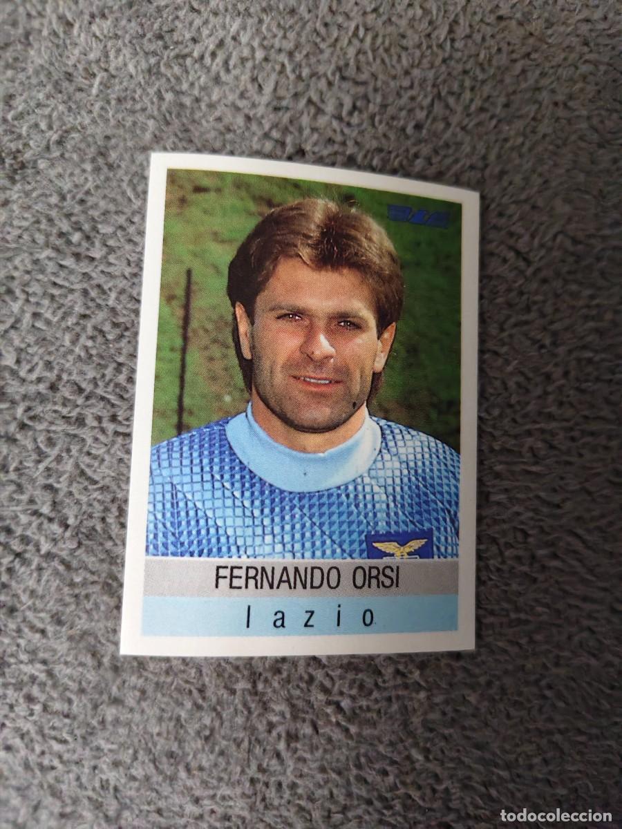 Cromos de f&uacute;tbol: 156 CALCIO 91 CALCIOFLASH FERNANDO ORSI LAZIO EUROFLASH 1990 90 1991 ITALIA NUEVO DE SOBRE