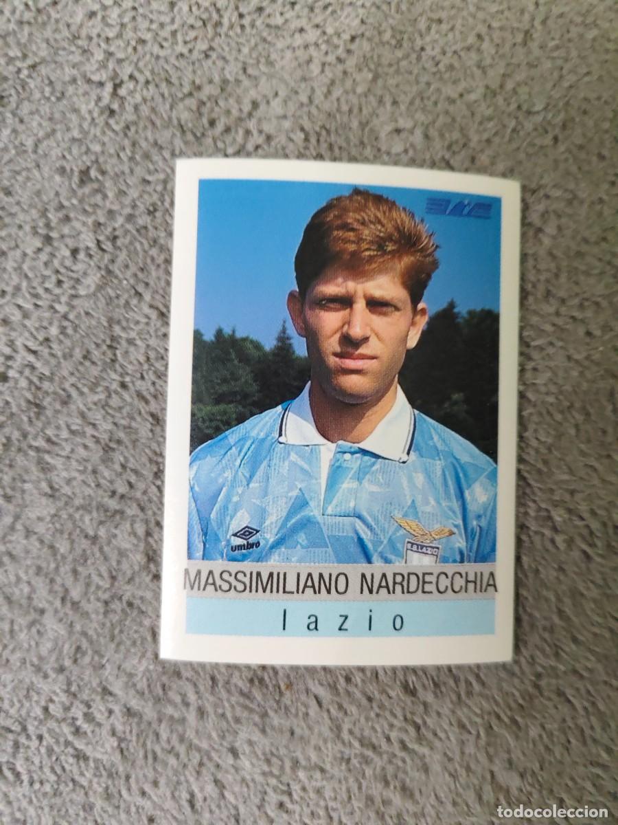 Cartes &agrave; collectionner de Football: 162 CALCIO 91 CALCIOFLASH MASSIMILIANO NARDECCHIA LAZIO EUROFLASH 1990 90 1991 ITALIA NUEVO DE SOBRE