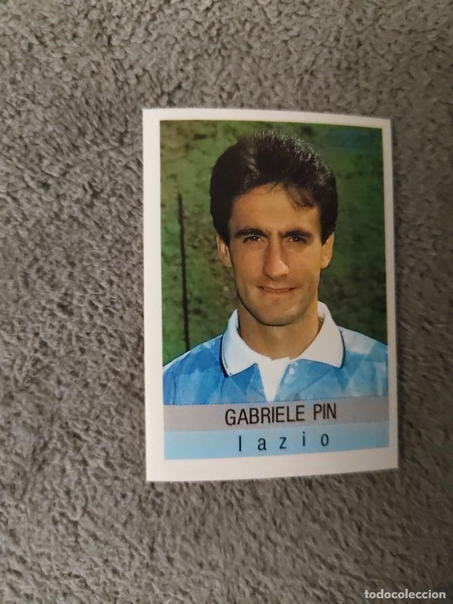 Cromos de f&uacute;tbol: 163 CALCIO 91 CALCIOFLASH GABRIELE PIN LAZIO EUROFLASH 1990 90 1991 ITALIA NUEVO DE SOBRE
