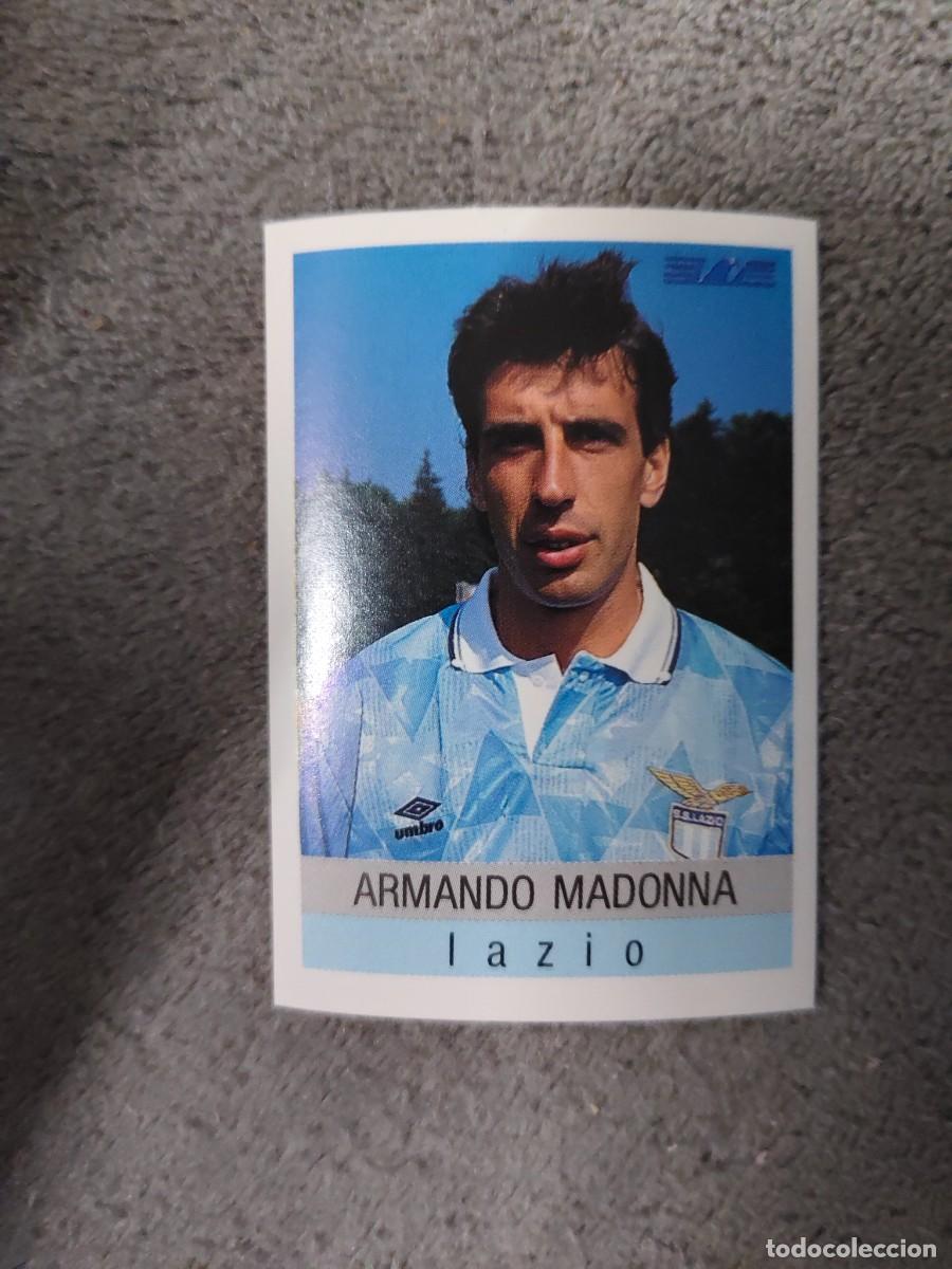 Cromos de f&uacute;tbol: 165 CALCIO 91 CALCIOFLASH ARMANDO MADONNA LAZIO EUROFLASH 1990 90 1991 ITALIA NUEVO DE SOBRE