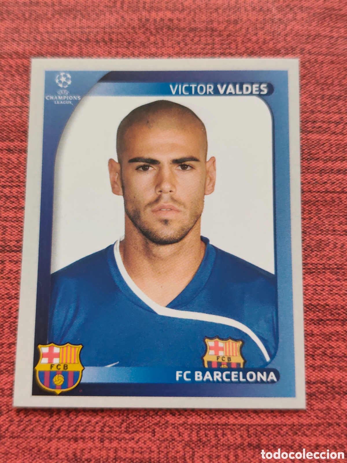 Cromos de f&uacute;tbol: 95 V&Iacute;CTOR VALD&Eacute;S FC BARCELONA UEFA CHAMPIONS LEAGUE 2008 2009