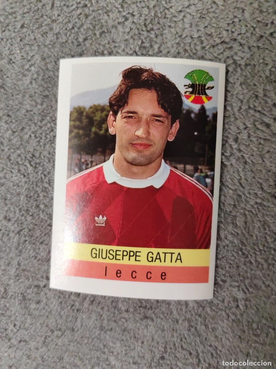 Cromos de f&uacute;tbol: 173 CALCIO 91 CALCIOFLASH GIUSEPPE GATTA LECCE EUROFLASH 1990 90 1991 ITALIA NUEVO DE SOBRE