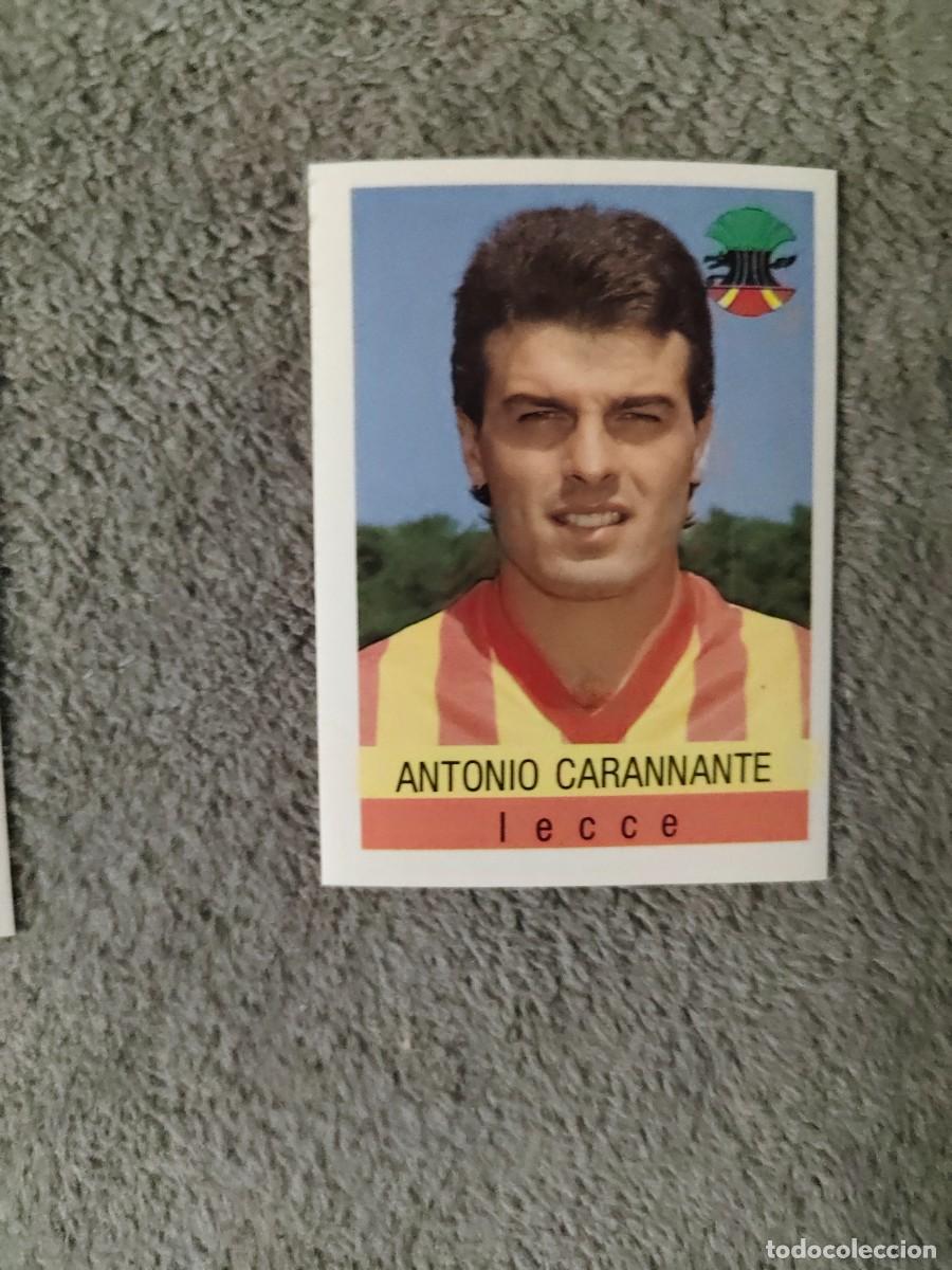 Cromos de f&uacute;tbol: 175 CALCIO 91 CALCIOFLASH ANTONIO CARANNANTE LECCE EUROFLASH 1990 90 1991 ITALIA NUEVO DE SOBRE