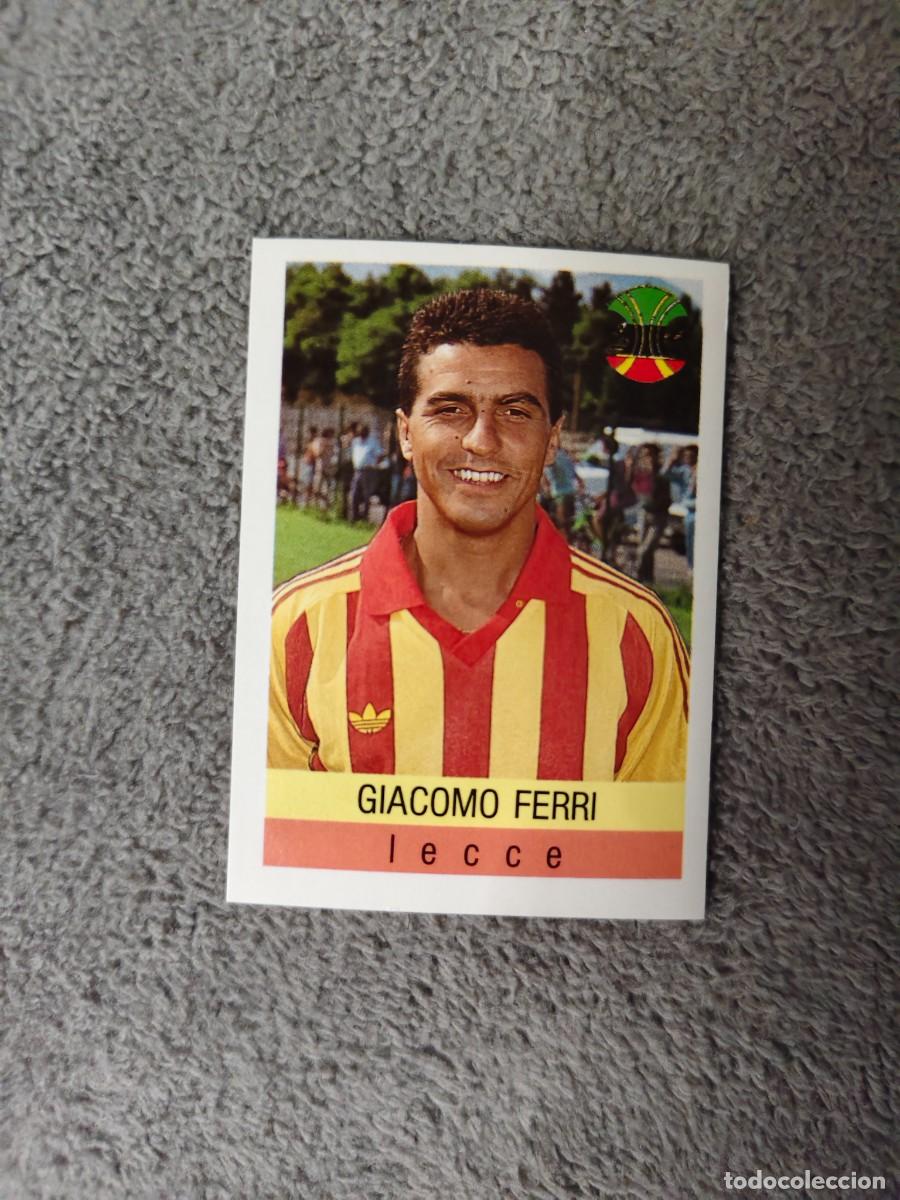 Cromos de f&uacute;tbol: 177 CALCIO 91 CALCIOFLASH GIACOMO FERRI LECCE EUROFLASH 1990 90 1991 ITALIA NUEVO DE SOBRE