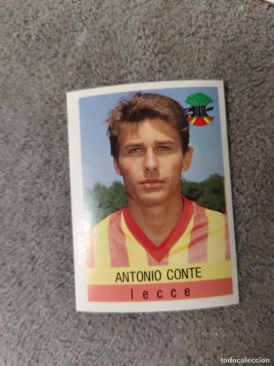 Cromos de f&uacute;tbol: 180 CALCIO 91 CALCIOFLASH ANTONIO CONTE LECCE EUROFLASH 1990 90 1991 ITALIA NUEVO DE SOBRE ROOKIE