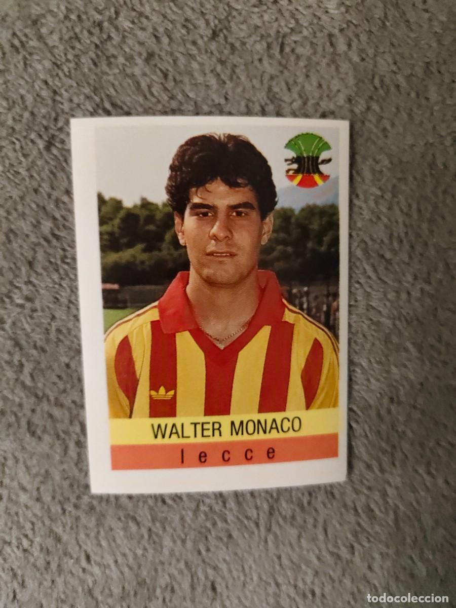 Cromos de f&uacute;tbol: 183 CALCIO 91 CALCIOFLASH WALTER MONACO LECCE EUROFLASH 1990 90 1991 ITALIA NUEVO DE SOBRE