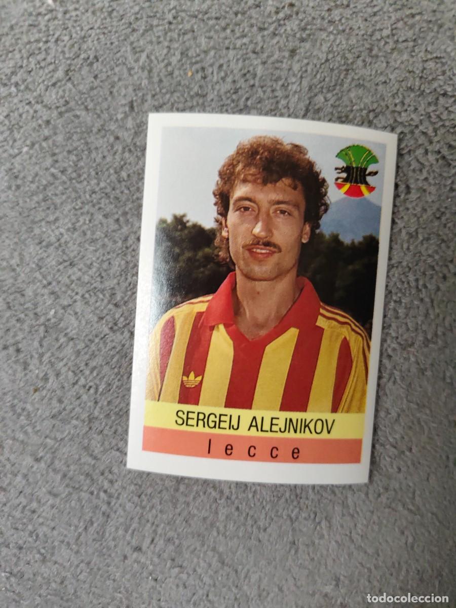 Cromos de f&uacute;tbol: 184 CALCIO 91 CALCIOFLASH SERGEIJ ALEJNIKOV LECCE EUROFLASH 1990 90 1991 ITALIA NUEVO DE SOBRE