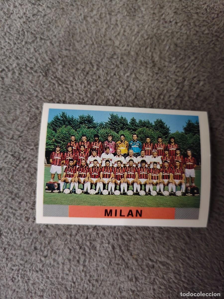 Cartes &agrave; collectionner de Football: 188 CALCIO 91 CALCIOFLASH SQUADRA PLANTILLA MILAN EUROFLASH 1990 90 1991 ITALIA NUEVO DE SOBRE