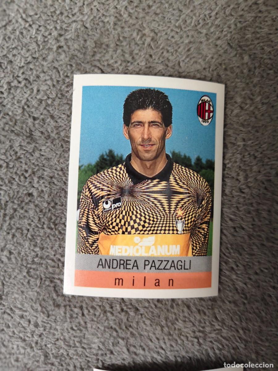 Cartes &agrave; collectionner de Football: 189 CALCIO 91 CALCIOFLASH ANDREA PAZZAGLI MILAN EUROFLASH 1990 90 1991 ITALIA NUEVO DE SOBRE