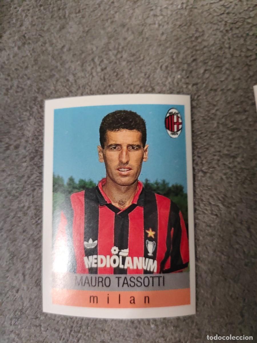 Cartes &agrave; collectionner de Football: 191 CALCIO 91 CALCIOFLASH MAURO TASSOTTI MILAN EUROFLASH 1990 90 1991 ITALIA NUEVO DE SOBRE