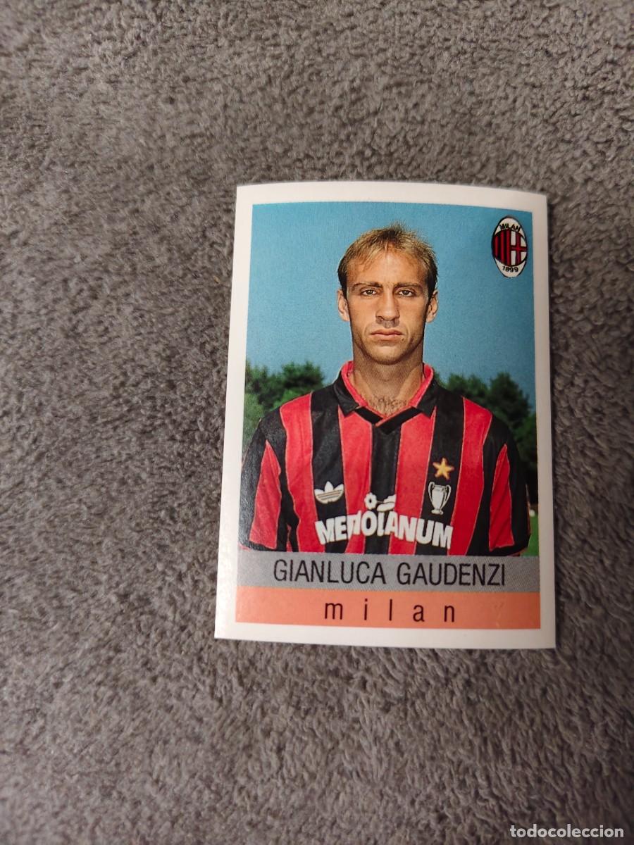 Football Stickers: 197 CALCIO 91 CALCIOFLASH GIANLUCA GAUDENZI MILAN EUROFLASH 1990 90 1991 ITALIA NUEVO DE SOBRE