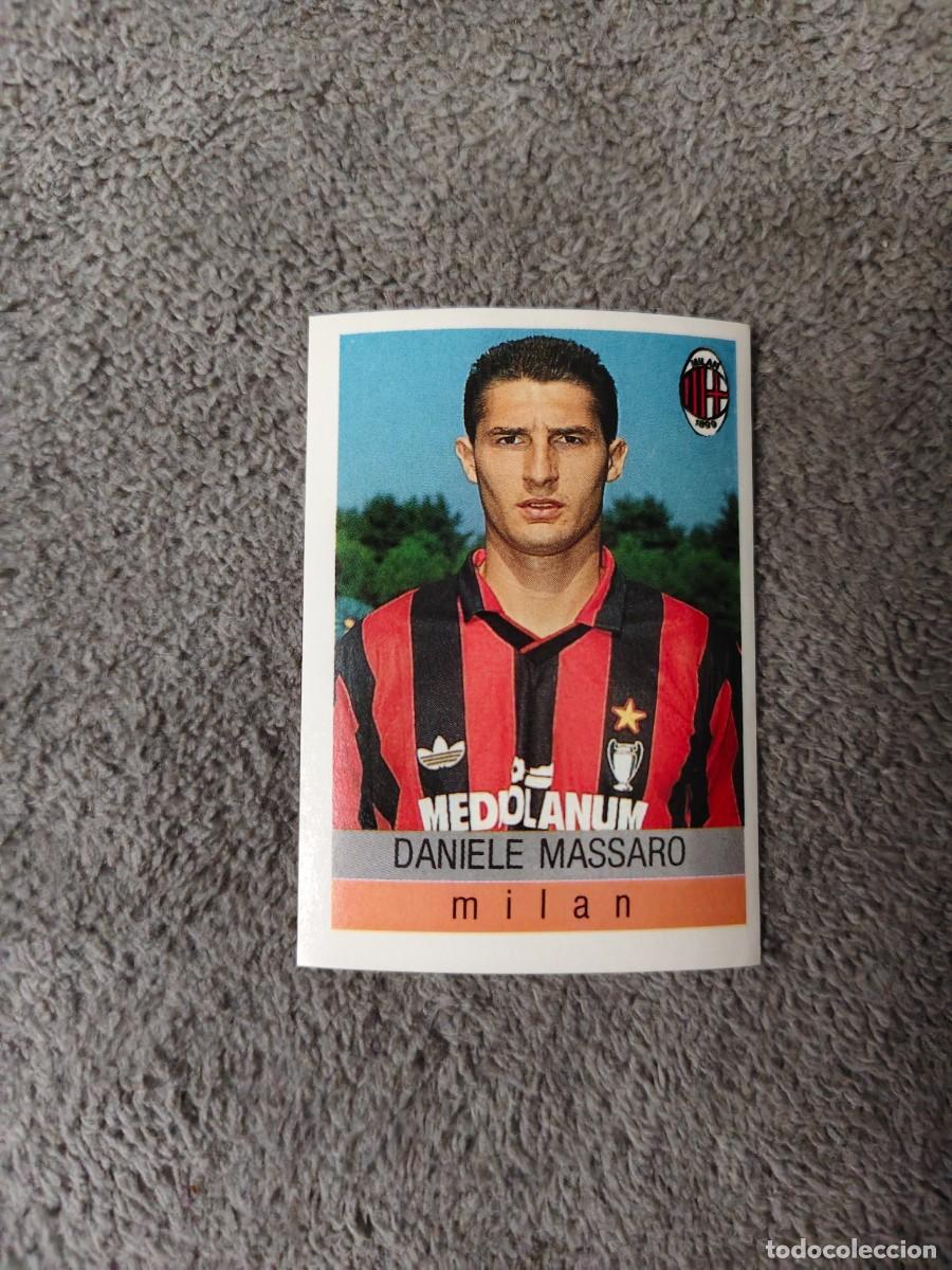 Cromos de f&uacute;tbol: 198 CALCIO 91 CALCIOFLASH DANIELE MASSARO MILAN EUROFLASH 1990 90 1991 ITALIA NUEVO DE SOBRE