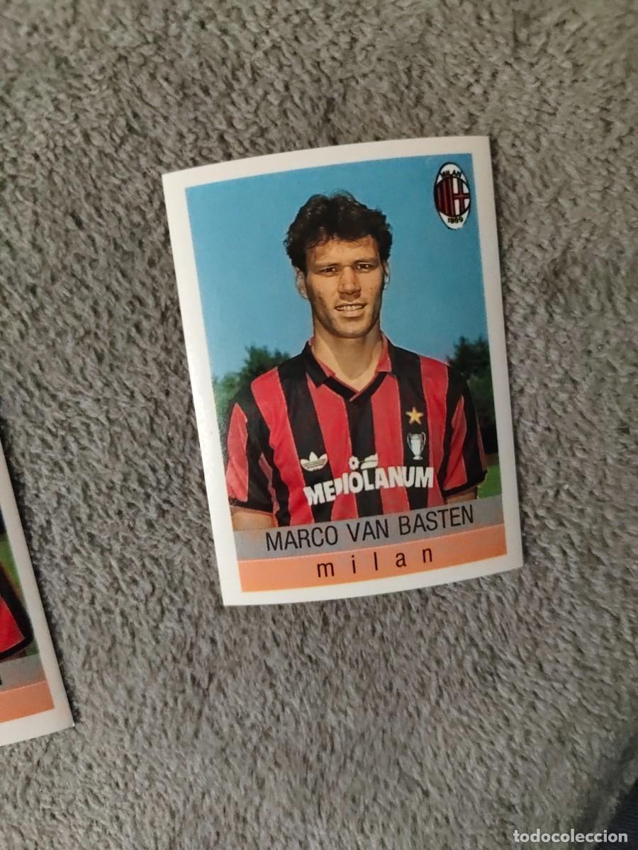 Cromos de f&uacute;tbol: 203 CALCIO 91 CALCIOFLASH MARCO VAN BASTEN MILAN EUROFLASH 1990 90 1991 ITALIA NUEVO DE SOBRE