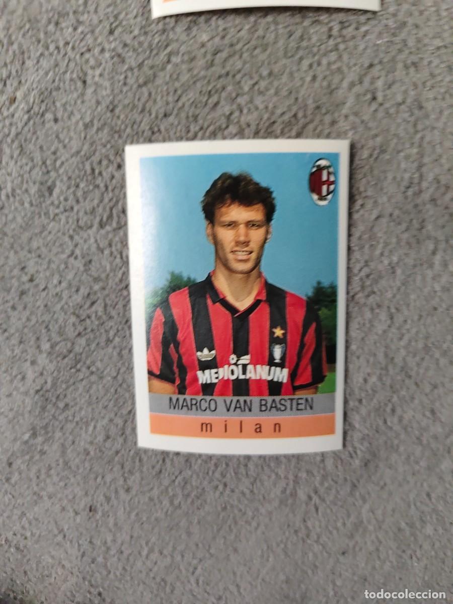 Cromos de f&uacute;tbol: 203 CALCIO 91 CALCIOFLASH MARCO VAN BASTEN MILAN EUROFLASH 1990 90 1991 ITALIA NUEVO DE SOBRE