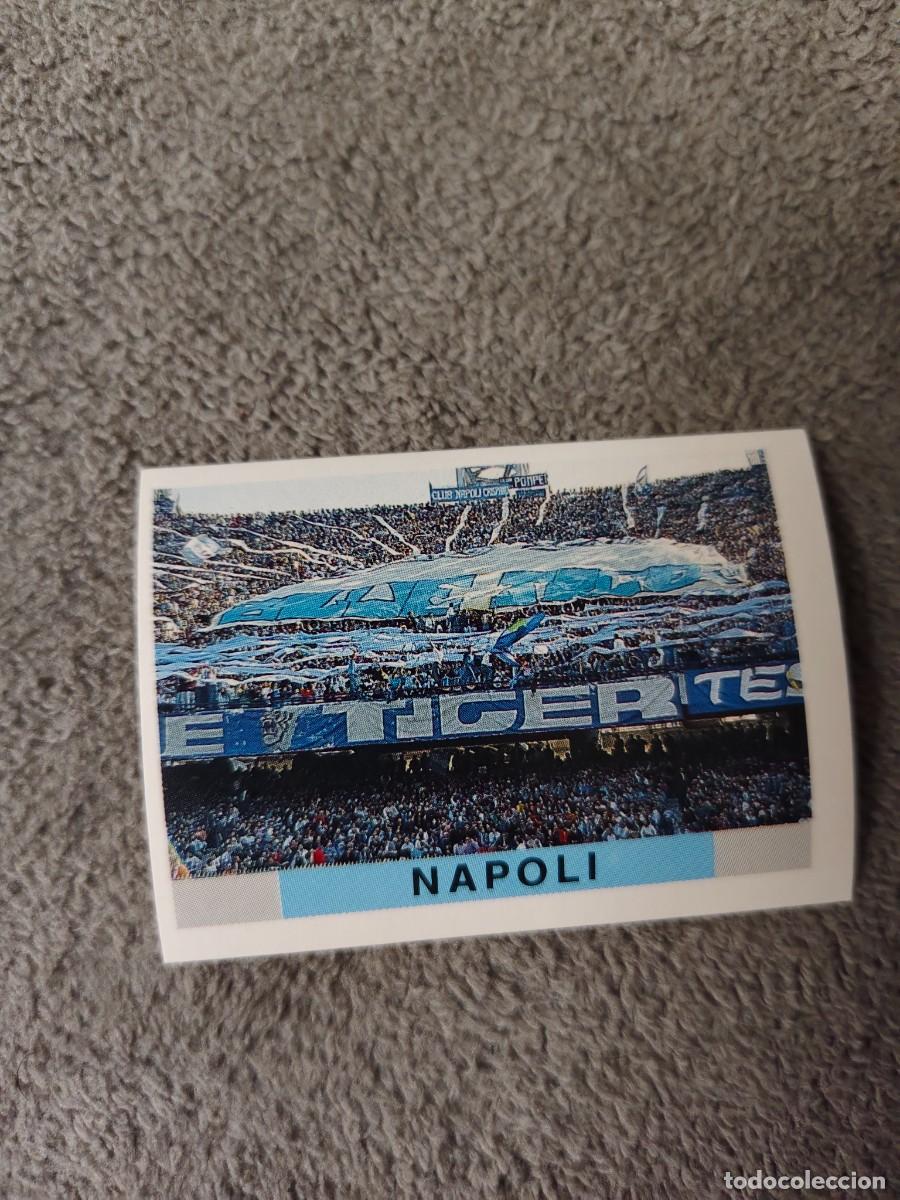 Cromos de f&uacute;tbol: SC17 CALCIO 91 CALCIOFLASH SCUDETTO NAPOLI NAPOLI EUROFLASH 1990 90 1991 ITALIA NUEVO DE SOBRE