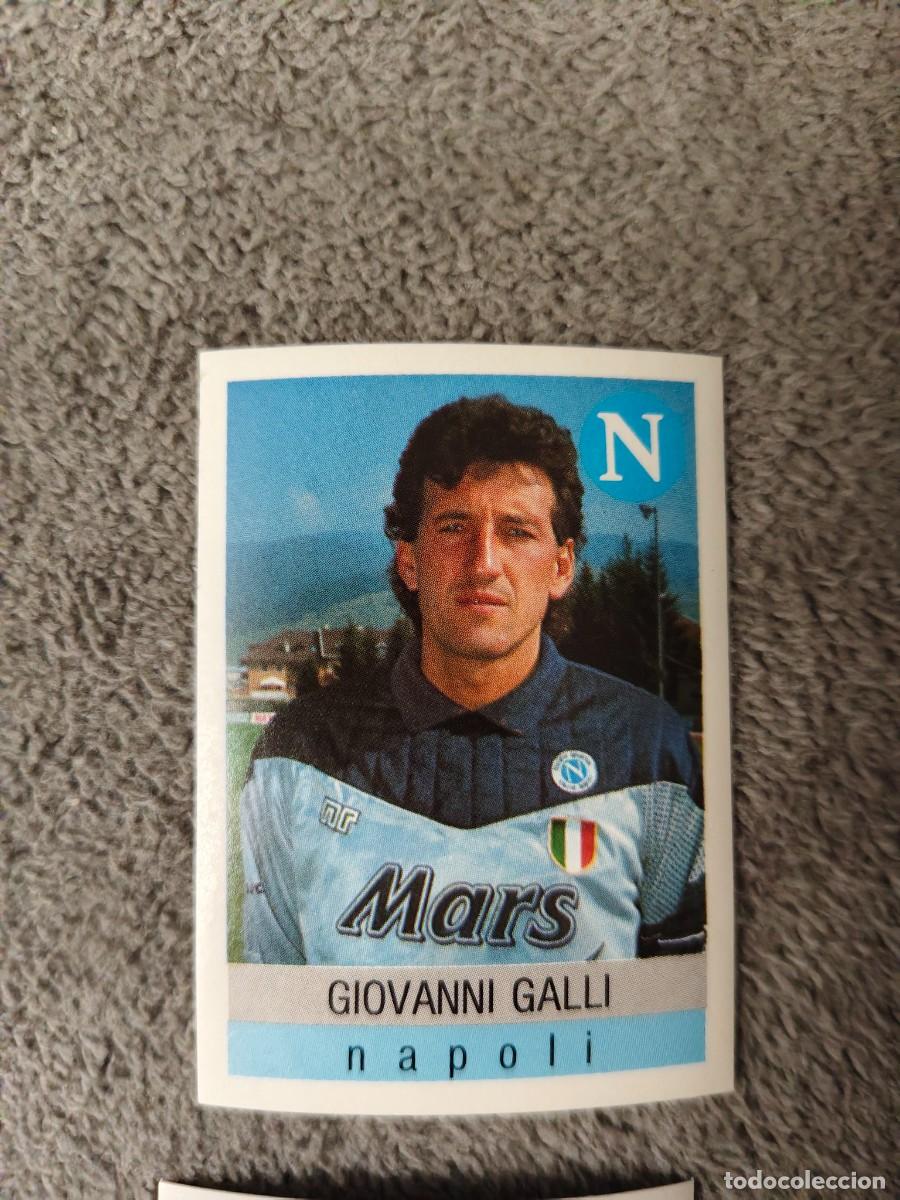 Cromos de f&uacute;tbol: 206 CALCIO 91 CALCIOFLASH GIOVANNI GALLI NAPOLI EUROFLASH 1990 90 1991 ITALIA NUEVO DE SOBRE