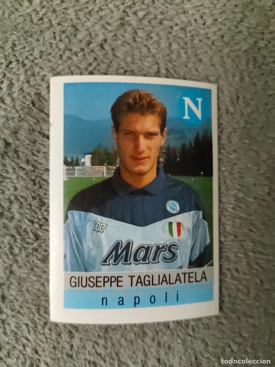 Cromos de f&uacute;tbol: 207 CALCIO 91 CALCIOFLASH GIUSEPPE TAGLIALATELA NAPOLI EUROFLASH 1990 90 1991 ITALIA NUEVO DE SOBRE