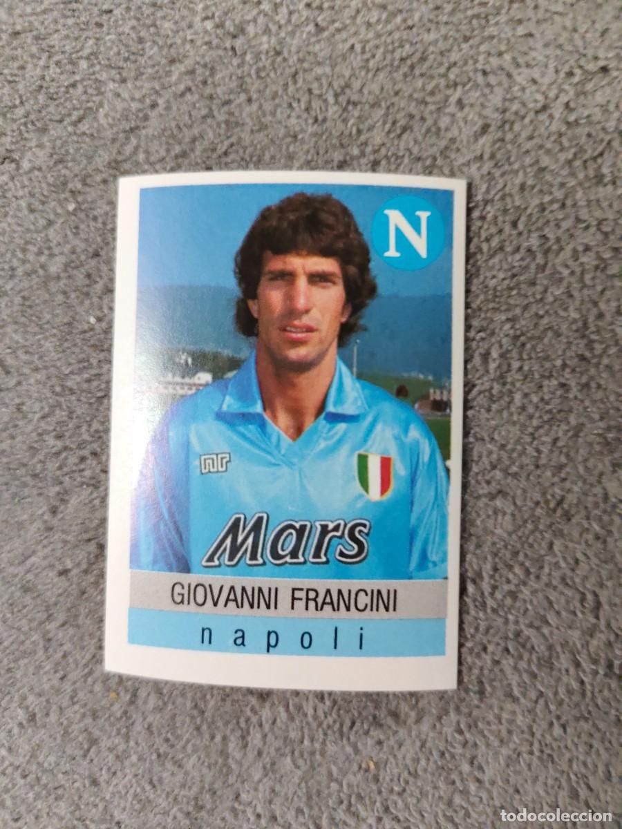 Cromos de f&uacute;tbol: 209 CALCIO 91 CALCIOFLASH GIOVANNI FRANCINI NAPOLI EUROFLASH 1990 90 1991 ITALIA NUEVO DE SOBRE
