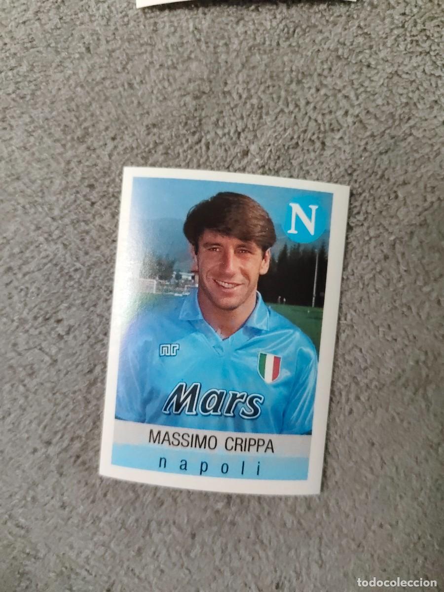 Cromos de f&uacute;tbol: 214 CALCIO 91 CALCIOFLASH MASSIMO CRIPPA NAPOLI EUROFLASH 1990 90 1991 ITALIA NUEVO DE SOBRE