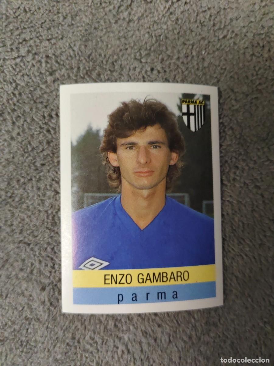 Cromos de f&uacute;tbol: 226 CALCIO 91 CALCIOFLASH ENZO GAMBARO PARMA EUROFLASH 1990 90 1991 ITALIA NUEVO DE SOBRE