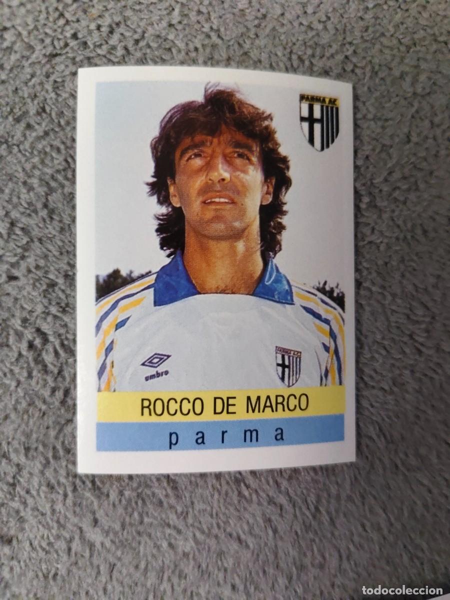 Cromos de f&uacute;tbol: 227 CALCIO 91 CALCIOFLASH ROCCO DE MARCO PARMA EUROFLASH 1990 90 1991 ITALIA NUEVO DE SOBRE
