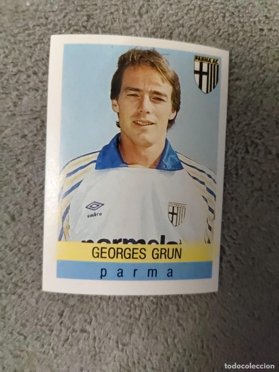 Cromos de f&uacute;tbol: 228 CALCIO 91 CALCIOFLASH GEORGES GRUN PARMA EUROFLASH 1990 90 1991 ITALIA NUEVO DE SOBRE