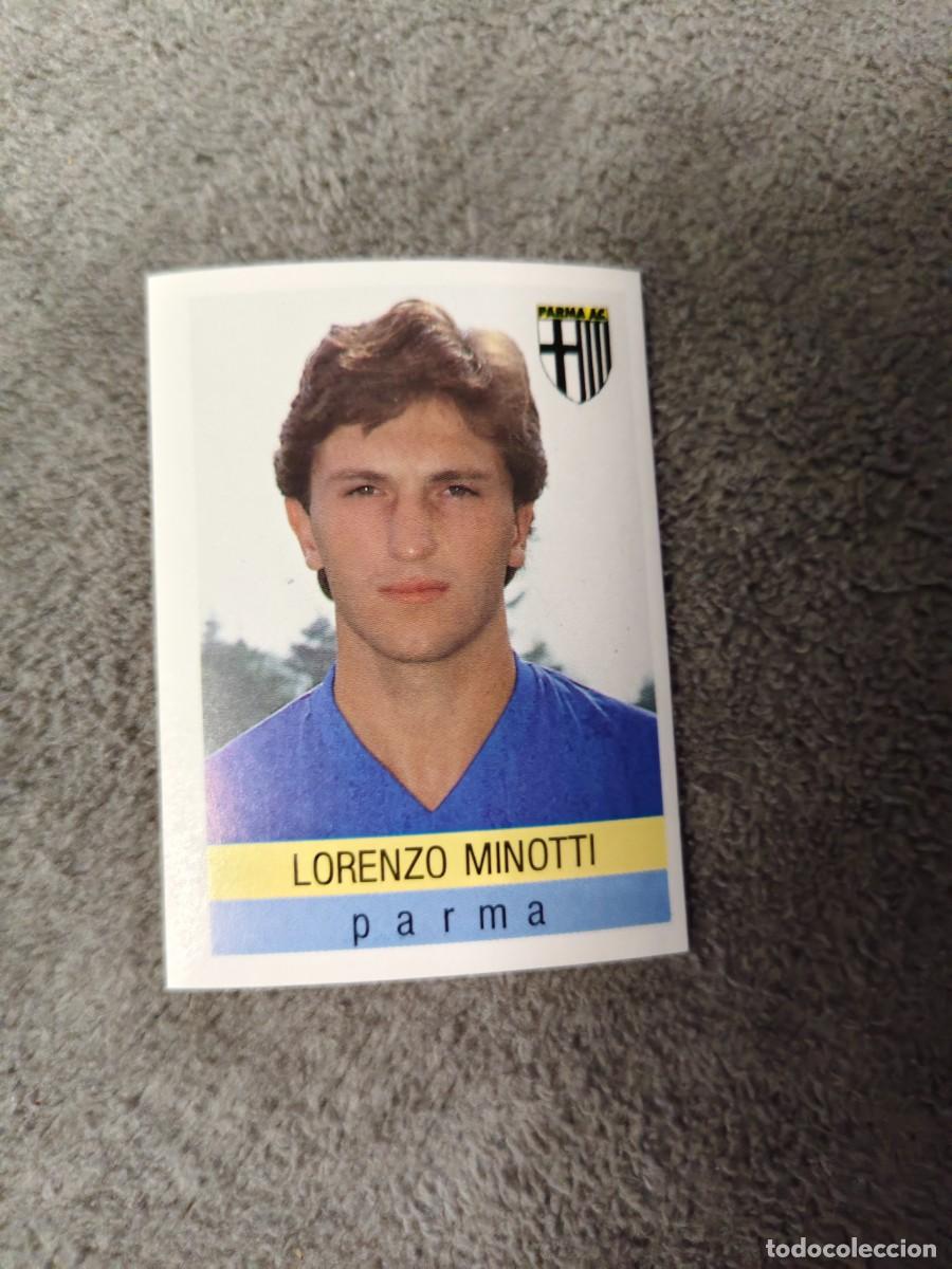 Cromos de f&uacute;tbol: 231 CALCIO 91 CALCIOFLASH LORENZO MINOTTI PARMA EUROFLASH 1990 90 1991 ITALIA NUEVO DE SOBRE