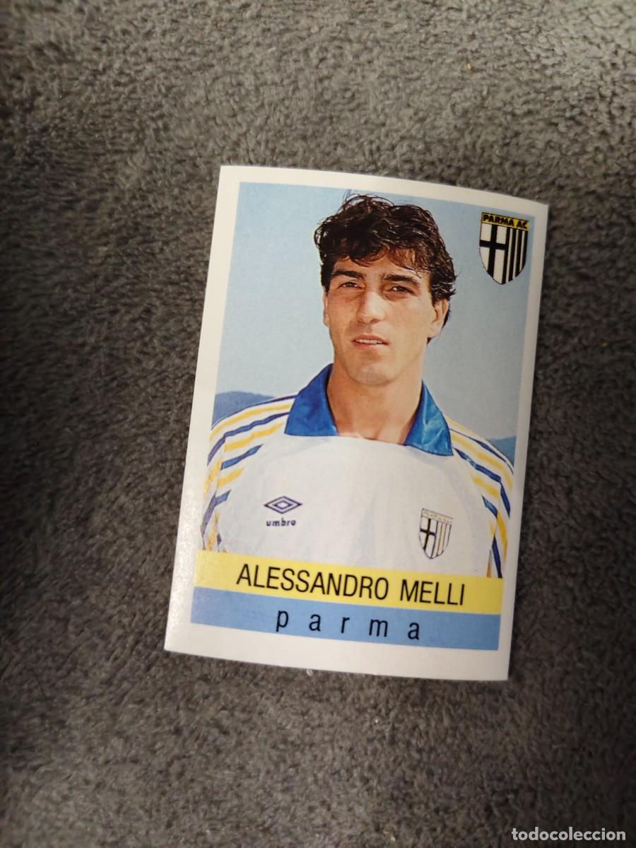 Cromos de f&uacute;tbol: 235 CALCIO 91 CALCIOFLASH ALESSANDRO MELLI PARMA EUROFLASH 1990 90 1991 ITALIA NUEVO DE SOBRE