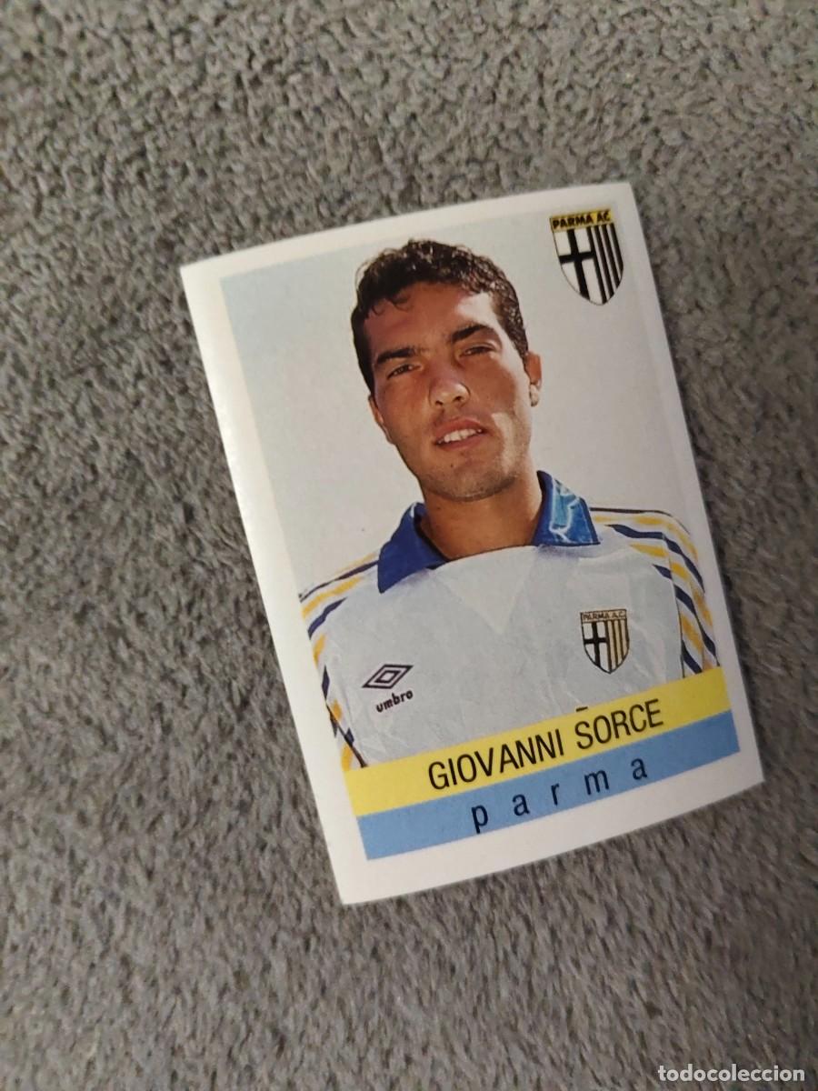 Cromos de f&uacute;tbol: 238 CALCIO 91 CALCIOFLASH GIOVANNI SORCE PARMA EUROFLASH 1990 90 1991 ITALIA NUEVO DE SOBRE