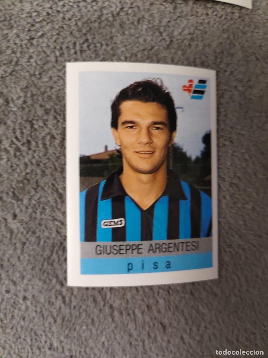 Cromos de Futebol: 246 CALCIO 91 CALCIOFLASH GIUSEPPE ARGENTESI PISA EUROFLASH 1990 90 1991 ITALIA NUEVO DE SOBRE