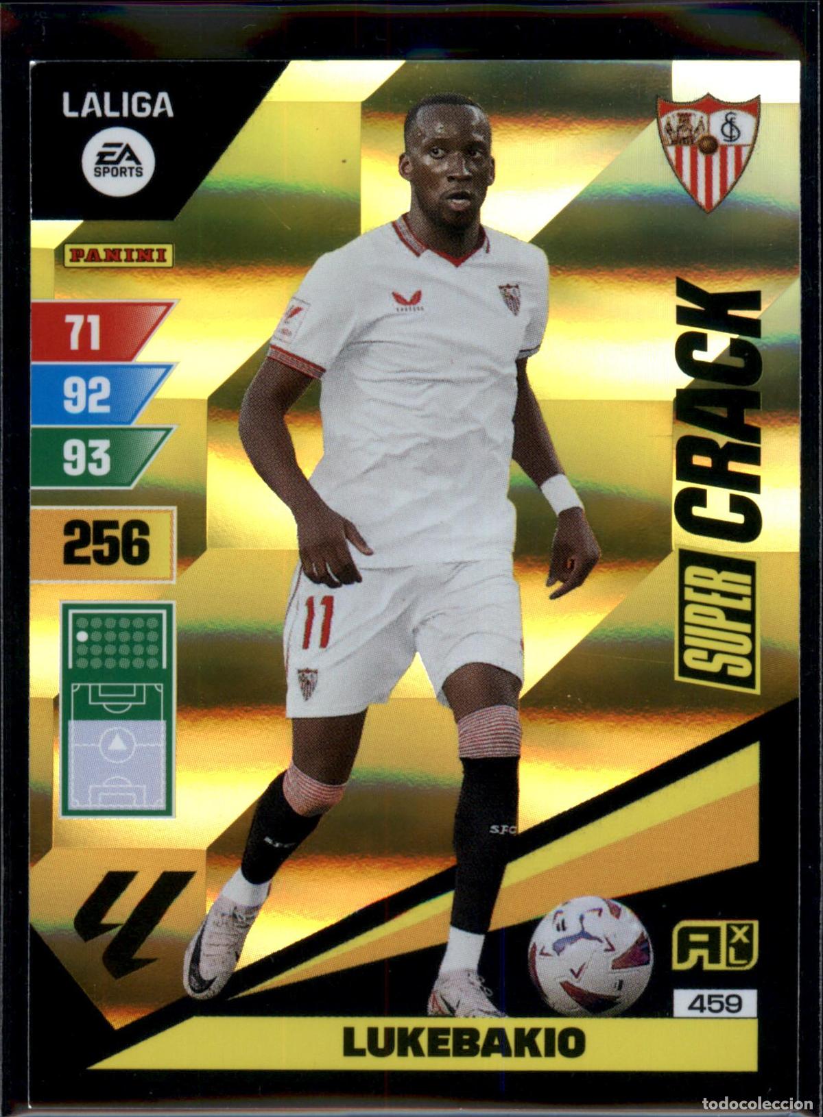 Cromos de Futebol: Lukebakio Super Crack N&ordm; 459 Sevilla FC LaLiga EA Sports Adrenalyn XL 2023 2024 Panini 23 24