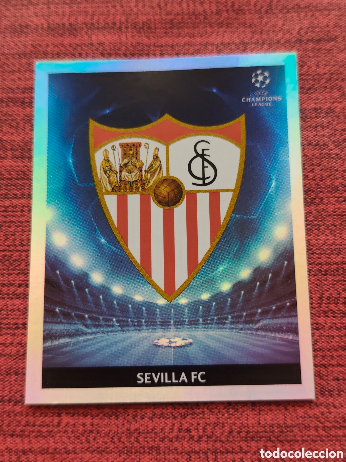 Cromos de Futebol: 413 ESCUDO SEVILLA UEFA CHAMPIONS LEAGUE 2009 2010 PANINI