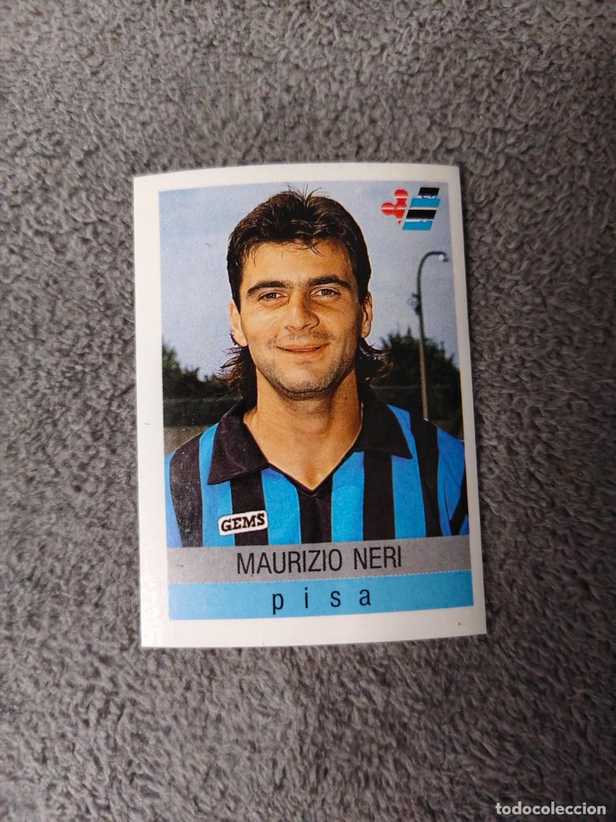 Cromos de f&uacute;tbol: 251 CALCIO 91 CALCIOFLASH MAURIZIO NERI PISA EUROFLASH 1990 90 1991 ITALIA NUEVO DE SOBRE