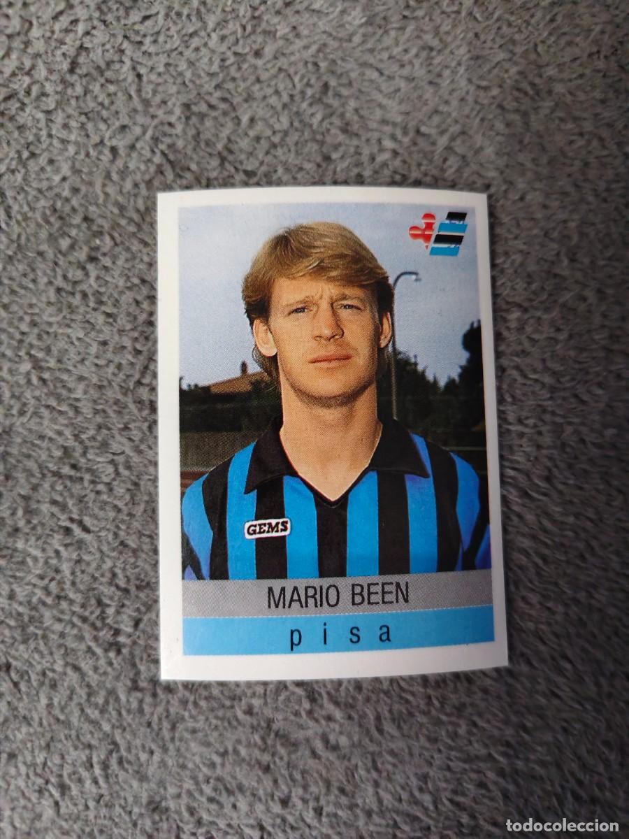 Cromos de f&uacute;tbol: 252 CALCIO 91 CALCIOFLASH MARIO BEEN PISA EUROFLASH 1990 90 1991 ITALIA NUEVO DE SOBRE