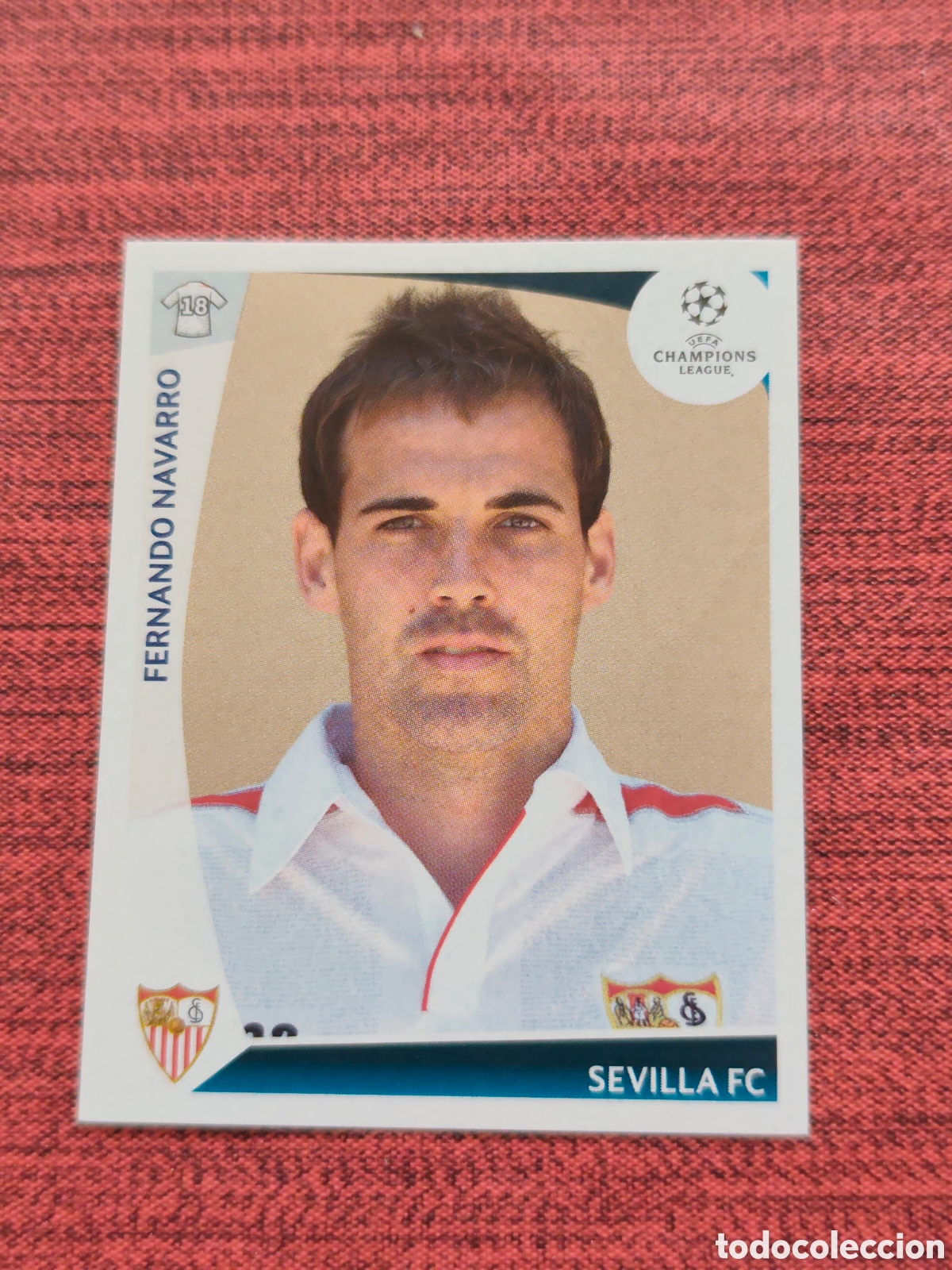 Cromos de f&uacute;tbol: 416 FERNANDO NAVARRO SEVILLA UEFA CHAMPIONS LEAGUE 2009 2010 PANINI