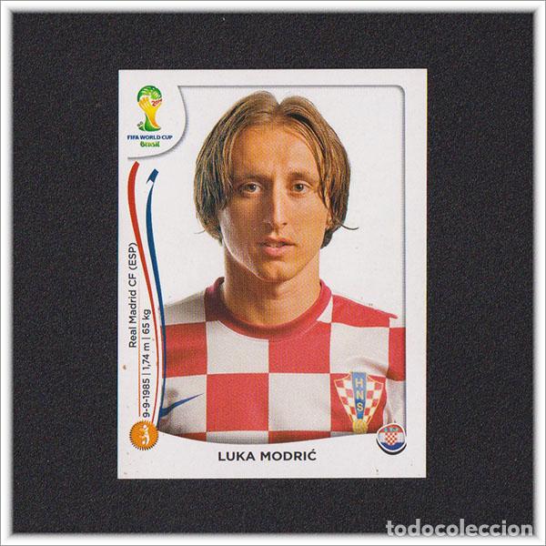 Cromos de f&uacute;tbol: FIFA WORLD CUP BRASIL 2014 MUNDIAL LUKA MODRIC 62 CROACIA CROATIA STICKER COLECCI&Oacute;N REAL MADRID